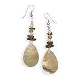 Shell and Glass Bead Earrings