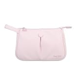 Tuc Tuc Pink Faux Leather Couture Baby Kids Toiletry Travel Bag. Moons and Stars Collection. 9.5