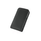 Apple iPhone Leather Vertical Pouch Type Case (Black)