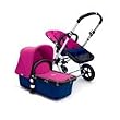 Bugaboo Cameleon Stroller - Dark Blue Base - Pink Canvas