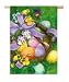 Pansy Easter Basket Silk Reflections Garden Size Flag