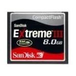 SanDisk 8 GB Extreme III CF Card SDCFX3-8192-901 (Retail Package)