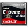 SanDisk 8 GB Extreme III CF Card SDCFX3-008G-A31  (Retail Package)