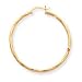 14k Polished 2mm Twisted Hoop Earrings