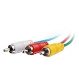 Cables to Go 40527 Plenum-Rated Audio/Video Cable M/M with Low Profile Connectors (75 Feet, Black)