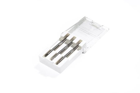 06-32 NC High Speed Steel Ground Thread 3 Piece Tap Set, Includes: Taper, Plug, Bottom