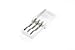 06-32 NC High Speed Steel Ground Thread 3 Piece Tap Set, Includes: Taper, Plug, Bottom