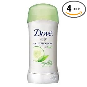 Dove Ultimate go fresh Cool Essentials Anti-perspirant/Deodorant, 2.6 Ounce (Pack of 4)