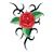 Tribal Rose Temporary Tattoo