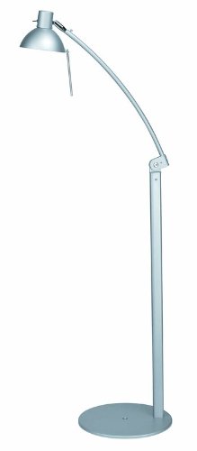 Lite Source LS-9655SILV Stretch Halogen Floor Lamp, Silver