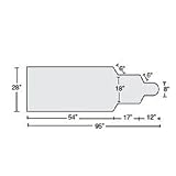 GE LU Tablepad, 1.5 T-Foam