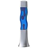 Groovy Blue and Blue Curvy Motion Lamp