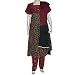 Printed Embroidered Salwar Kameez Cotton Summer Dress Multicolored Size S (slk394)
