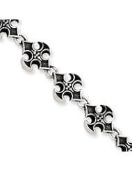 Sterling Silver Cross Bracelet