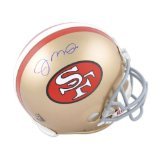 JOE MONTANA 49ERS HALL OF FAMER SIGNED AUTOGRAPHED MINI HELMET COA