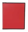 Dakota Designs 2LKH6 Zipper Binder, O-Ring, 1 In, Red