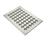 Mini Muffin Pan, 6 Rows Of 8, Holds (48) 1-7/8 in dia. Mini Muffins, Steel