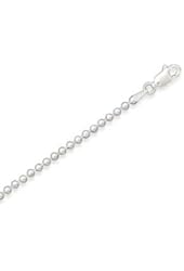 Sterling Silver 18 Inch 2.2mm Bead Chain Necklace - Lobster Clasp - JewelryWeb