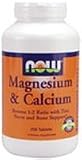 Magnesium & Calcium 250 Tabs ( Reverse Ratio with Zinc ) By NOW Foods