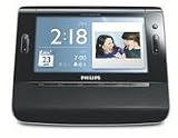 Philips AJL308 Clock Radio with 7-Inch TFT LCD Color Display and USB/SD Card Slot
