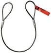 Dayton 1DNE3 Sling, Wire Rope 8 Ft L, Vert Cap 2.5 Ton