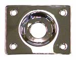 Jack Socket Plate. Square.