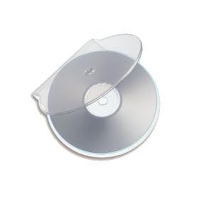 Genuine C-Shell Clam Shell CD/DVD Storage Cases - Clear (50 Pack)
