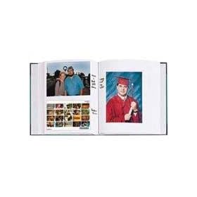 Pioneer Ledger Le'Memo Bi-Directional Bound Photo Album, Solid Burgundy / Black Color Covers with Gold Accents, Holds 200 5x7 Photos, 2 Per Page.