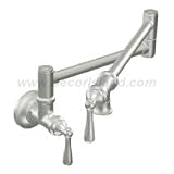 LK9441RB Navaro Wall Mount Pot Filler Kitchen Faucet: Oil Rubbed 216z8wAslLL. SL160 LK9441RB Navaro Wall Mount Pot Filler Kitchen Faucet: Oil Rubbed