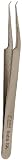 Wiha 46970 Stainless Steel Fine Points Angled 40 Degree Professional Precision Tweezer, 117mm Overall Length