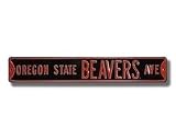 Steel Street Sign: OREGON STATE BEAVERS AVE