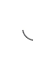 14k 5-5.5mm Black Freshwater Onion Cultured Pearl Necklace