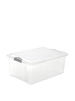 Rotho Set Caja de Almacenamiento 4 Uds. "Compact" A3 38 L Transparente/Transparente