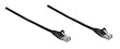 Intellinet, 18 inch (1.5 ft). CAT.5E UTP Patch ethernet Cable with Snagless Molded Boots, Black