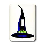 Florene Childrens Art II - Tall Witchs Hat - Light Switch Covers - single toggle switch