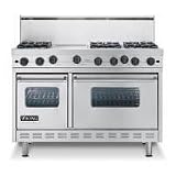 Review Viking  / Viking 48 in Ultra Premium 6 Open Burner, Griddle Gas Range - VGRC485-6GD/VGRC4856GD