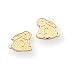 14k Bunny Childrens Earrings