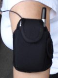 Black Neoprene Cell Phone/MP3 Arm Band Holder 101ABH101