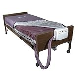 Drive Medical Med Aire Low Air Loss Mattress Replacement System with Alternating Pressure, Dark Purple, 8