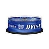 VERBATIM- DVD+R 4,7 Go (pack de 25) certifié 16x, simple couche, spindle