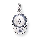 Sterling Silver 3-D Baseball Cap Charm
