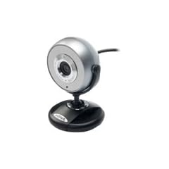 EDNET Web Camera u. Kopfhoerer Set 1,3 MB USB-Webcam 1280x1024dpi Integriertes Mikrofon 6 LED Amcap 28 verschiedene Videoeffekte