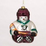Michty Ducks of Anaheim Snowflake Friends Player Ornament (Set of 2)