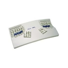 Kinesis Ergonomic Classic Keyboard, PC, White