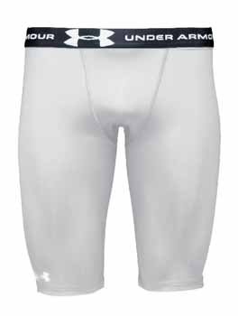 Under Armour Long Compression Short,white