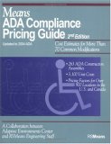 Means Ada Compliance Pricing Guide: Cost Data for 75 Essential Projects