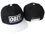 Obey Snapback, Black/White