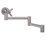 Whitehaus WH33-515-C-BN Pot Fillers Decohaus Kitchen Faucets Brushed Nickel