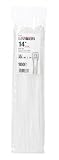 GB ELECTRICAL 43-315 LOW COST CABLE TIE 14 NATURAL COLOR BAG/100