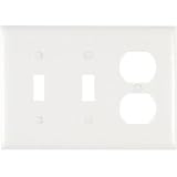 Pass & Seymour #SP28WU White 3G Urea Wall Plate
